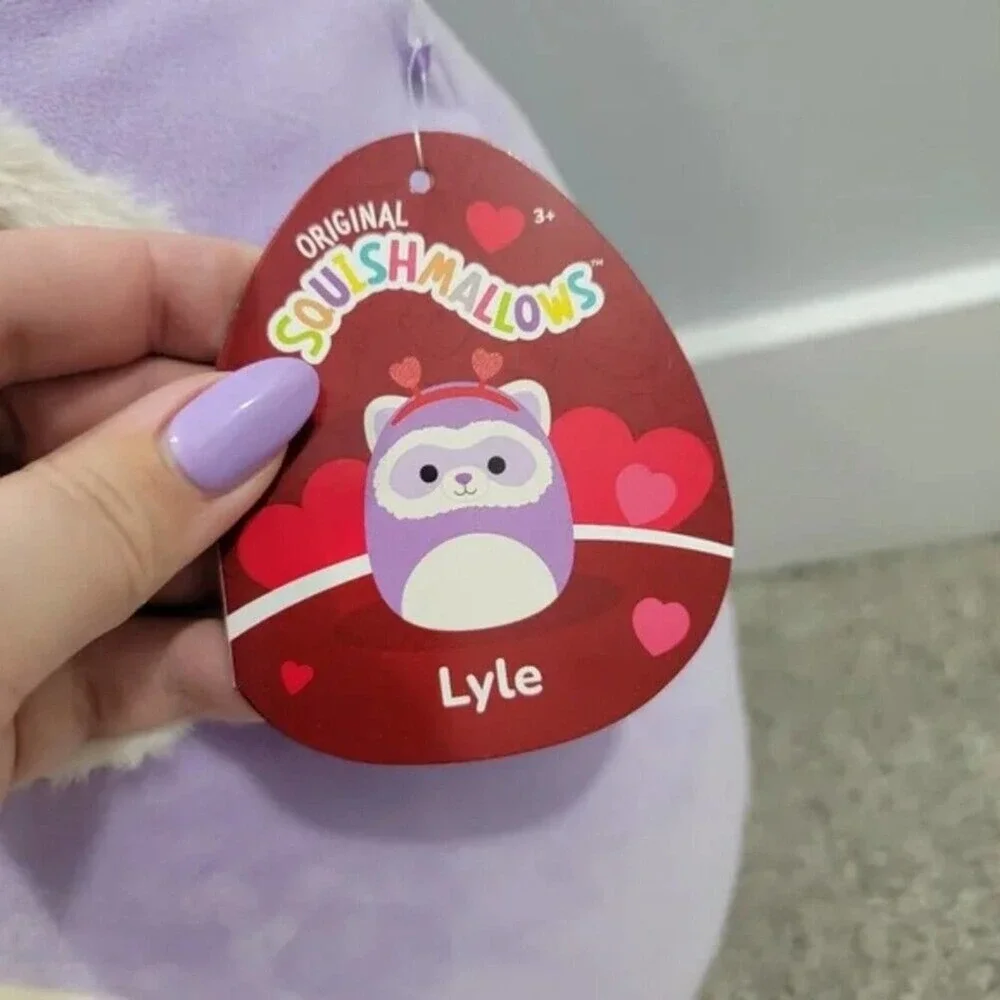 Squishmallows‎ Lyle the Ferret 2023 Valentines Rare new!!!